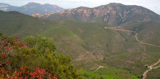 Vue des collines du Var